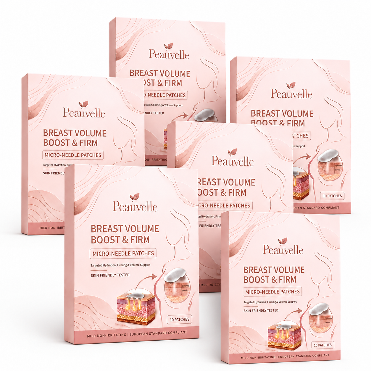 Last Day Buy 1 Get 1 Free ✨ Peauvelle✨ Breast Firming and Volume Patch – with innovative nano-microneedle technology
