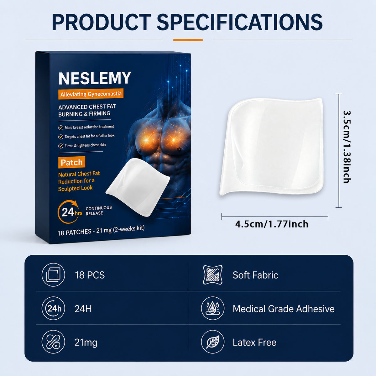 NESLEMY✨Last Day Buy 1 Get 1 Free✨Chest Fatburn & FirmPatch