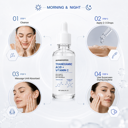 Aurawhispers✨ Last Day Buy 1 Get 1 Free💧 Brightening Serum-Helps improve dull skin texture and leaves appearance brighter.