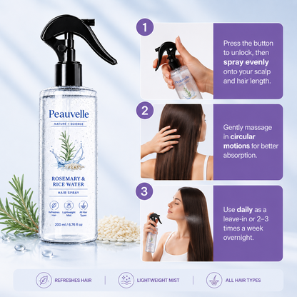 Last Day Buy 1 Get 1 Free 💗Peauvelle💧Rosemary Hair Care Spray