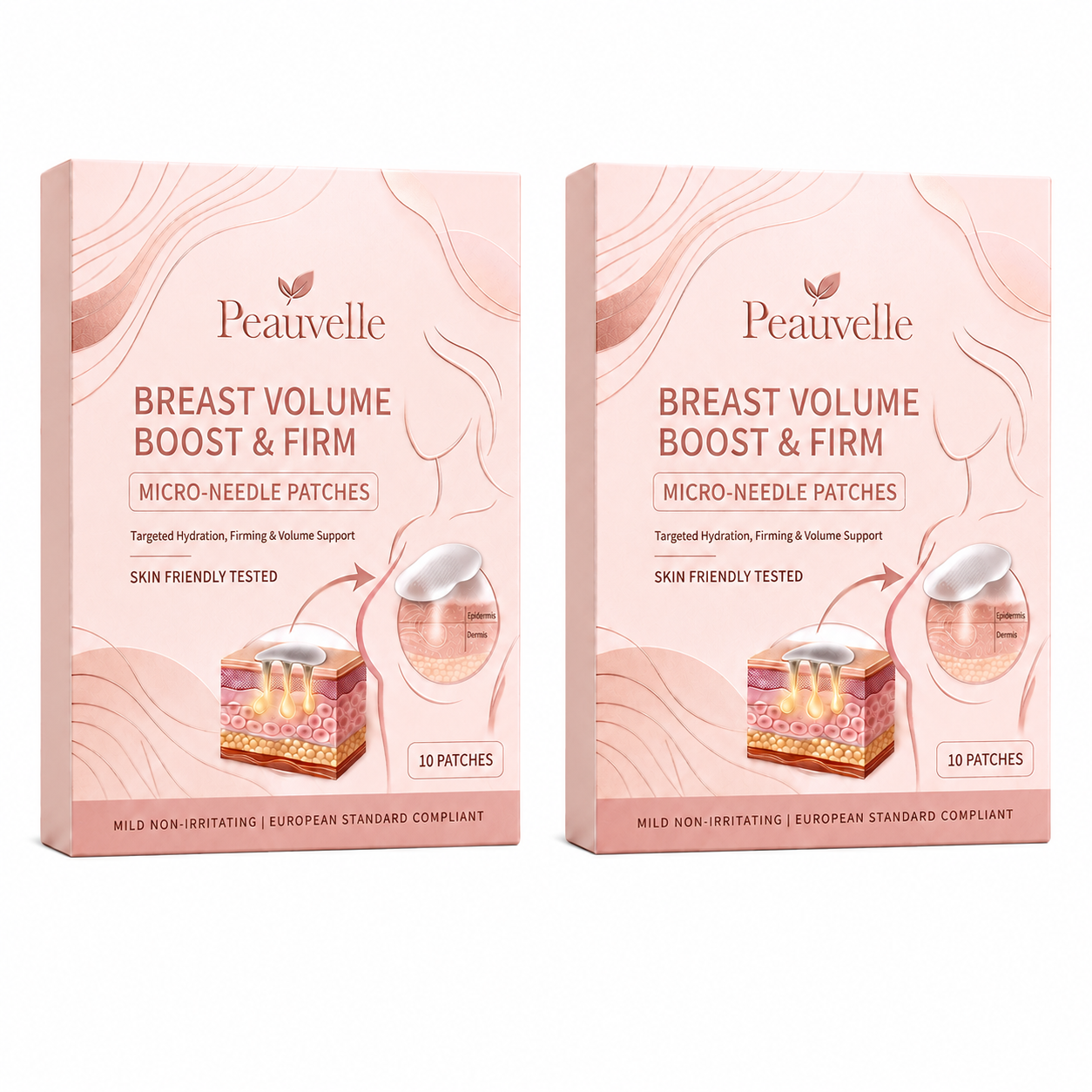 Last Day Buy 1 Get 1 Free ✨ Peauvelle✨ Breast Firming and Volume Patch – with innovative nano-microneedle technology