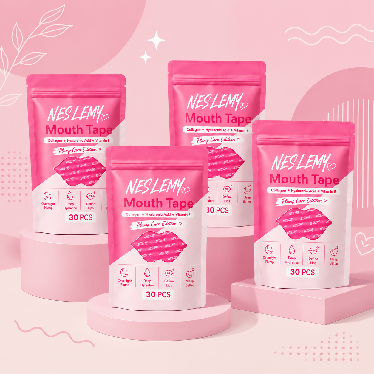 NESLEMY ✨ Last Day Buy 1 Get 1 Free 👄Hydrating Collagen Mouth Tape